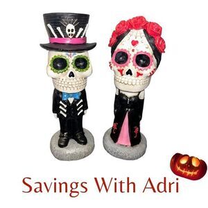 2x Day of the Dead Halloween Decorations